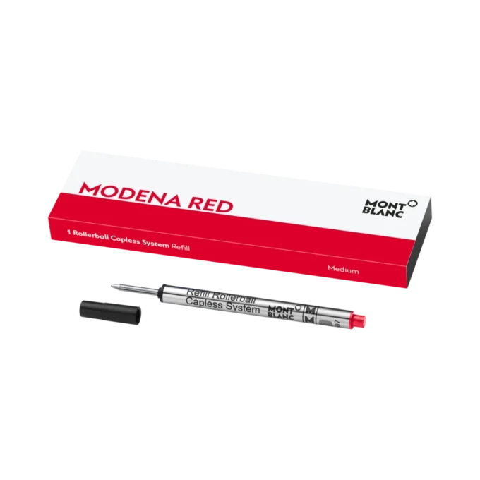 1 recharge pour roller sans capuchon, rouge Modena – Medium