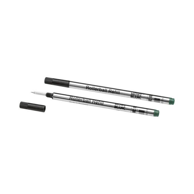 2 recharges pour rollerball, vert irlandais – moyen