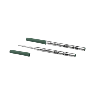 2 recharges pour stylo bille, vert irlandais – moyen