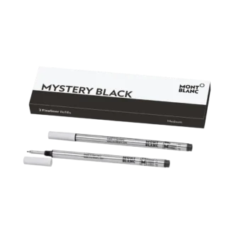 2 recharges pour stylo fineliner, noir mystère – moyen