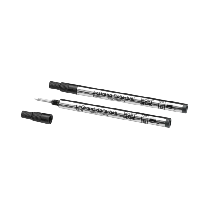 2 recharges Rollerball LeGrand, noir mystère – Fine