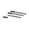 3 recharges pour rollerball, noir mystère – moyen