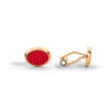 Boutons de manchette, Meisterstück, laque rouge