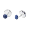 Boutons de manchette Montblanc Meisterstück avec pierre sodalite Boutons de manchette Montblanc Meisterstück avec pierre sodalite