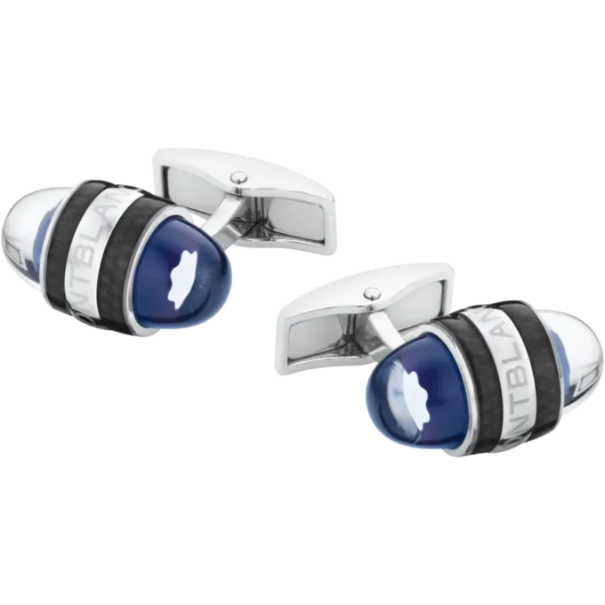 Boutons de manchette Montblanc StarWalker Acier et laque Boutons de manchette Montblanc StarWalker Acier et laque