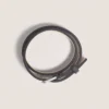 Bracelet boucle fer à cheval noir, taille ajustable