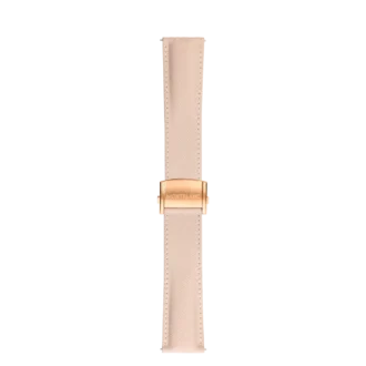 Bracelet en cuir crème