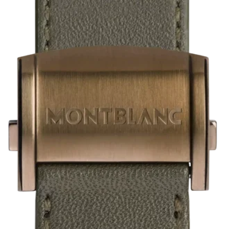 Bracelet en cuir kaki