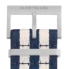 Bracelet en nylon bleu et blanc