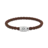Bracelet Large, cuir souple, brun fauve