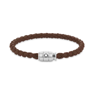 Bracelet Large, cuir souple, brun fauve