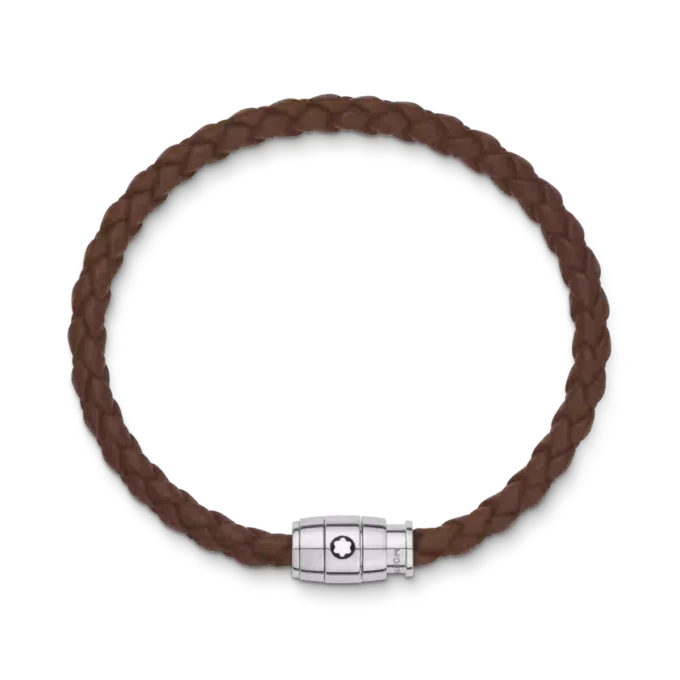 Bracelet Large, cuir souple, brun fauve