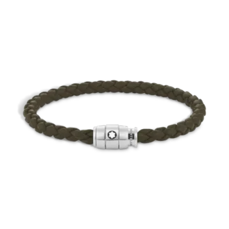 Bracelet Small, cuir souple, kaki