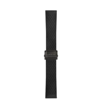Bracelet sport en caoutchouc noir