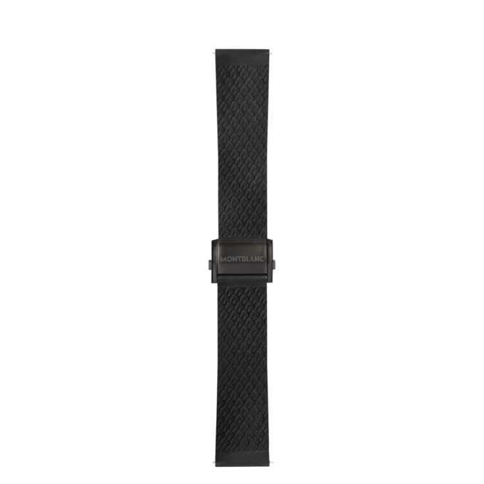 Bracelet sport en caoutchouc noir