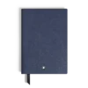 Carnet de notes moyen, cuir bleu encre, bleu, pages vierges Carnet de notes moyen, cuir bleu encre, bleu, pages vierges