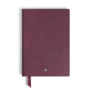 Carnet de notes moyen, cuir cassis, bordeaux, pages lignées Carnet de notes moyen, cuir cassis, bordeaux, pages lignées