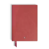 Carnet de notes moyen, cuir rouge brique, rouge, pages lignées Carnet de notes moyen, cuir rouge brique, rouge, pages lignées