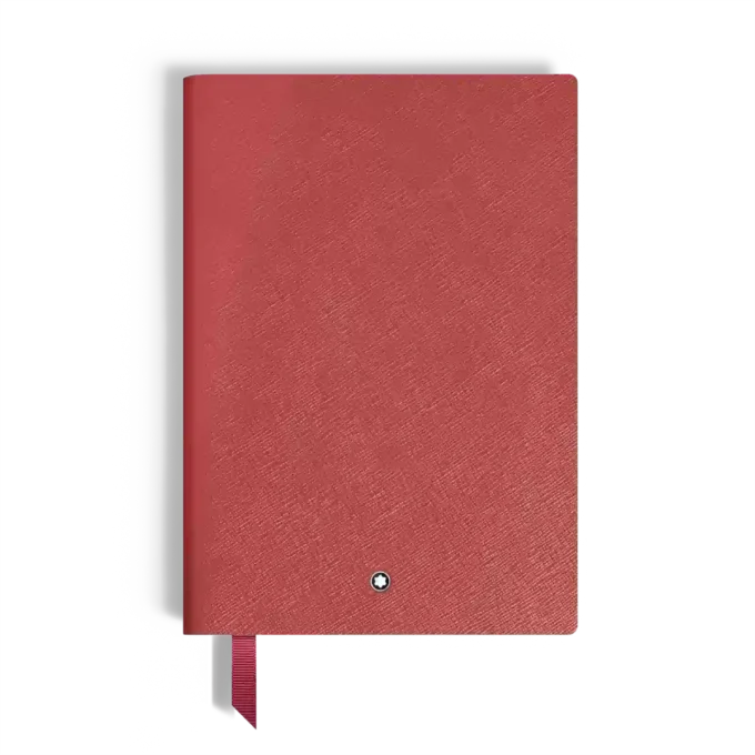 Carnet de notes moyen, cuir rouge brique, rouge, pages lignées Carnet de notes moyen, cuir rouge brique, rouge, pages lignées