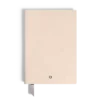 Carnet de notes moyen, cuir Saffiano, beige nuageux – Pages lignées Carnet de notes moyen, cuir Saffiano, beige nuageux – Pages lignées