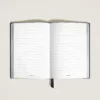 Carnet de notes moyen, cuir Saffiano, bleu – Pages lignées Carnet de notes moyen, cuir Saffiano, bleu – Pages lignées
