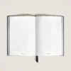 Carnet de notes moyen, cuir Saffiano, bleu – Pages quadrillées Carnet de notes moyen, cuir Saffiano, bleu – Pages quadrillées