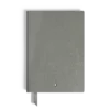Carnet de notes moyen, cuir Saffiano, gris moyen – Pages lignées Carnet de notes moyen, cuir Saffiano, gris moyen – Pages lignées