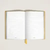 Carnet de notes moyen, cuir Saffiano, jaune Modena – Pages lignées Carnet de notes moyen, cuir Saffiano, jaune Modena – Pages lignées