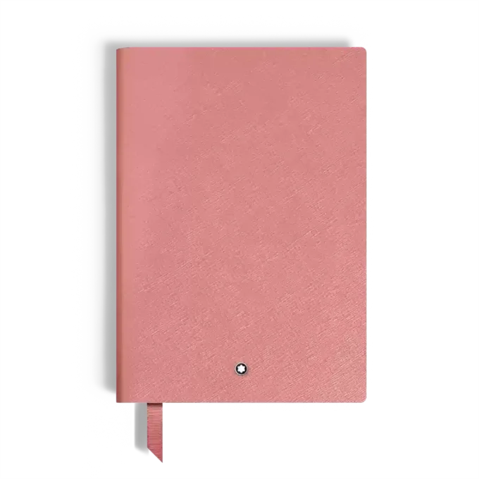 Carnet de notes moyen, cuir Saffiano, rose pâle – Pages lignées Carnet de notes moyen, cuir Saffiano, rose pâle – Pages lignées