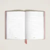 Carnet de notes moyen, cuir Saffiano, rose pâle – Pages lignées Carnet de notes moyen, cuir Saffiano, rose pâle – Pages lignées