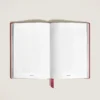 Carnet de notes moyen, cuir Saffiano, rouge – Pages quadrillées Carnet de notes moyen, cuir Saffiano, rouge – Pages quadrillées