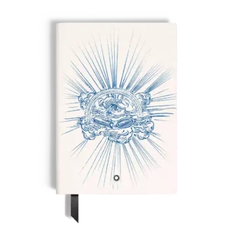Carnet de notes moyen, Édition Écrivains Hommage à Johann Wolfgang von Goethe, blanc, pages lignées