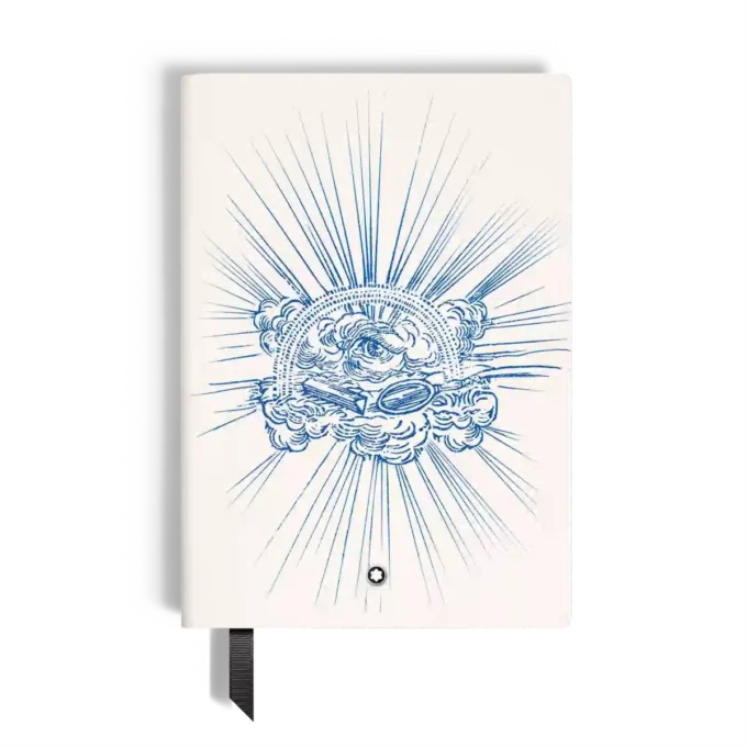 Carnet de notes moyen, Édition Écrivains Hommage à Johann Wolfgang von Goethe, blanc, pages lignées