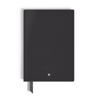 Carnet de notes moyen en cuir souple, pages lignées