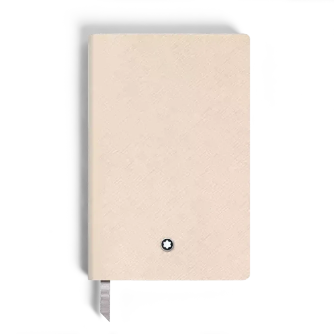 Carnet de notes petit format, cuir Saffiano, beige nuageux – Pages lignées Carnet de notes petit format, cuir Saffiano, beige nuageux – Pages lignées