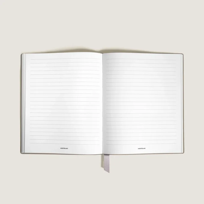 Carnet de notes petit format, cuir Saffiano, beige nuageux – Pages lignées Carnet de notes petit format, cuir Saffiano, beige nuageux – Pages lignées