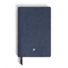 Carnet de notes petit format, cuir Saffiano, bleu – Pages lignées Carnet de notes petit format, cuir Saffiano, bleu – Pages lignées