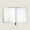 Carnet de notes petit format, cuir Saffiano, bleu – Pages lignées Carnet de notes petit format, cuir Saffiano, bleu – Pages lignées