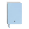 Carnet de notes petit format, cuir Saffiano, bleu pâle – Pages lignées Carnet de notes petit format, cuir Saffiano, bleu pâle – Pages lignées