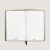 Carnet de notes petit format, cuir Saffiano, noir – Pages vierges Carnet de notes petit format, cuir Saffiano, noir – Pages vierges