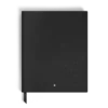 Carnet grand format, cuir noir, noir, pages lignées Carnet grand format, cuir noir, noir, pages lignées