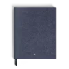 Carnet grand format, cuir Saffiano, bleu – Pages lignées Carnet grand format, cuir Saffiano, bleu – Pages lignées
