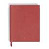 Carnet grand format, cuir Saffiano, rouge – Pages lignées Carnet grand format, cuir Saffiano, rouge – Pages lignées