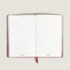 Carnet grand format, cuir Saffiano, rouge – Pages lignées Carnet grand format, cuir Saffiano, rouge – Pages lignées