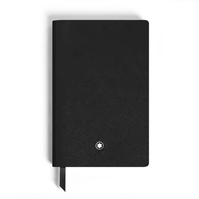 Carnet Small, cuir noir, noir, pages lignées Carnet Small, cuir noir, noir, pages lignées