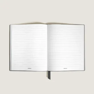 Carnet Small, cuir noir, noir, pages lignées