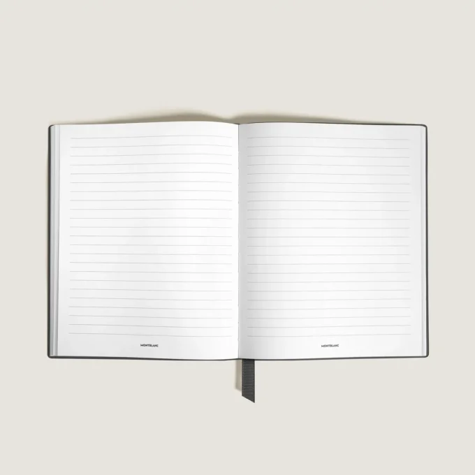 Carnet Small, cuir noir, noir, pages lignées Carnet Small, cuir noir, noir, pages lignées