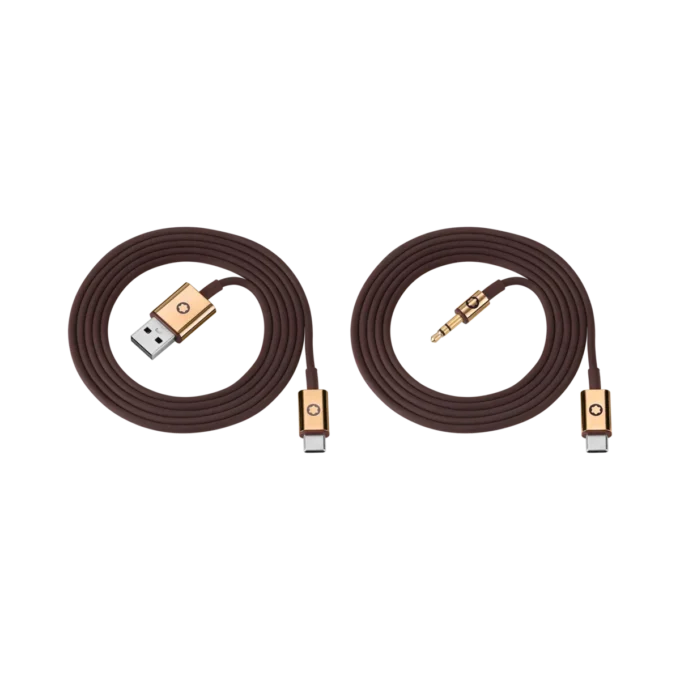 Câble marron pour casque Montblanc MB 01