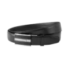 Ceinture en cuir noir 30 mm