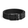 Ceinture en cuir noir 35 mm